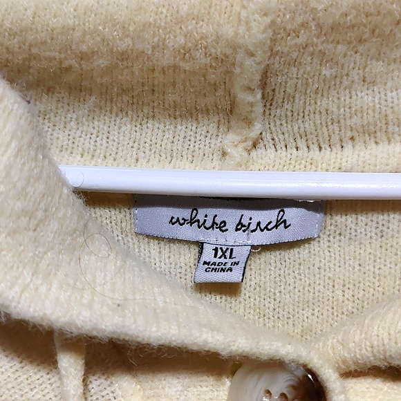 Reverse stitching White Birch hooded sweater - Picture 5 of 6